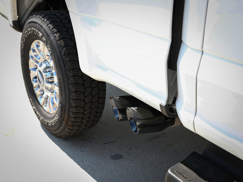 aFe Rebel Series 3in 409 SS Cat-Back Exhaust w/ Black Tips 17-20 Ford F-250/F350 V8 6.2L/7.3L Secondary image