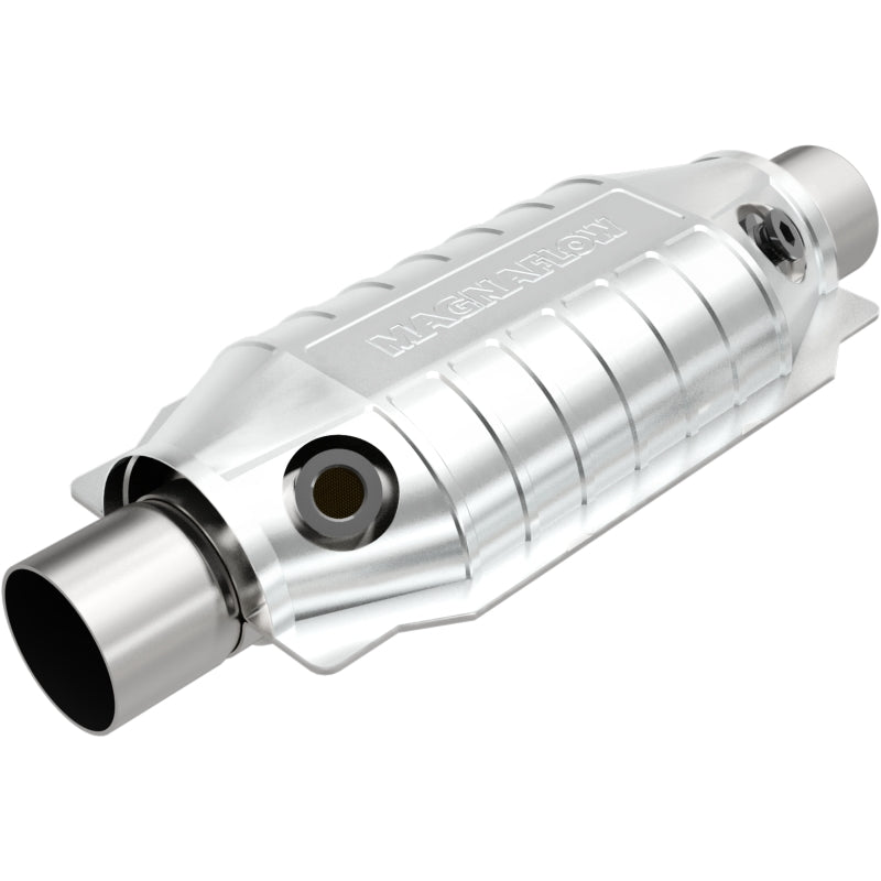 MagnaFlow Universal Catalytic Converter 2.25inch w/ dual O2 Secondary image