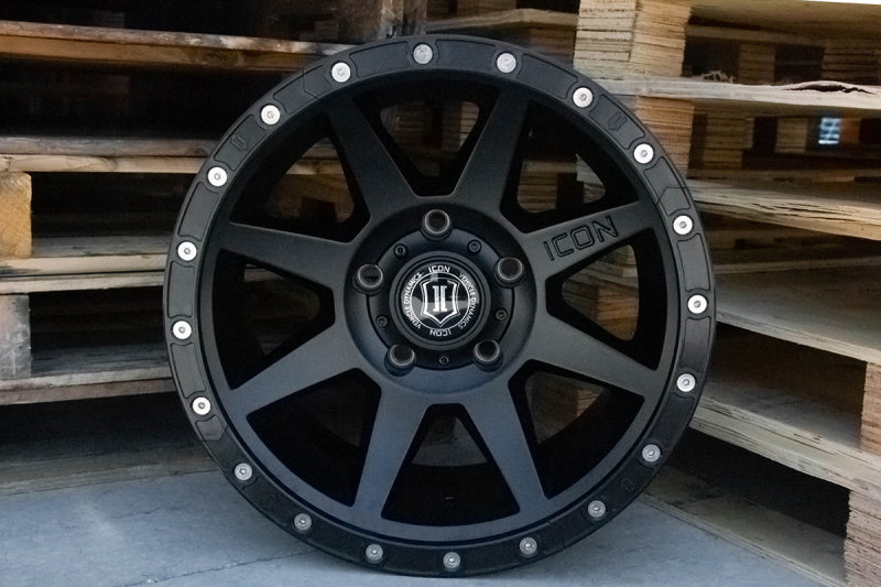 ICON 17in Compression/Alpha/Rebound Wheel Rock Ring Kit (20 Bolt) Secondary image