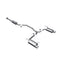 MagnaFlow Sys C/B 08 Honda Accord Coupe 3.5L exhaust system for performance upgrades