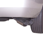 Gibson 07-12 Chevrolet Avalanche LS 5.3L 2.25in Cat-Back Dual Sport Exhaust - Aluminized exhaust tips on truck tire