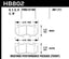 Hawk 16-17 Ford Mustang HP+ Street Front Brake Pads dimensions diagram