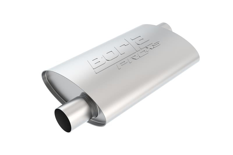Borla Pro-XS 2in Tubing 14in x 4in x 9.5in Oval Offset/Offset Muffler for offroad performance upgrades