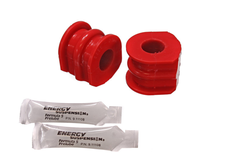 Energy Suspension 03-07 Infiniti G-35 Coupe RWD / 02-09 350Z Red 21mm Rear Sway Bar Frame Bushings Main image