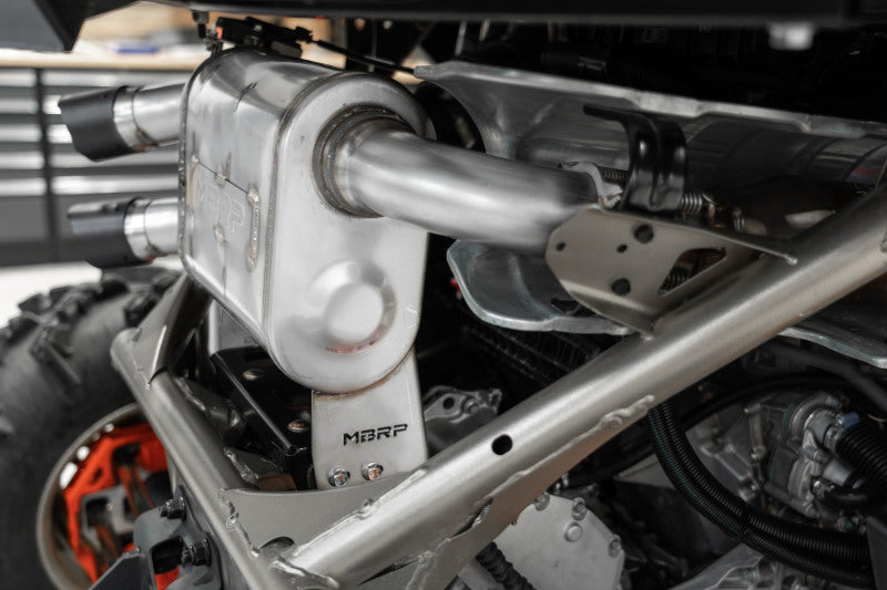 MBRP 17-18 Can-Am Maverick X3 Dual Out Active Exhaust Secondary image