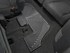 WeatherTech 09+ Ford Flex Rear Rubber Mats - Black installed in vehicle