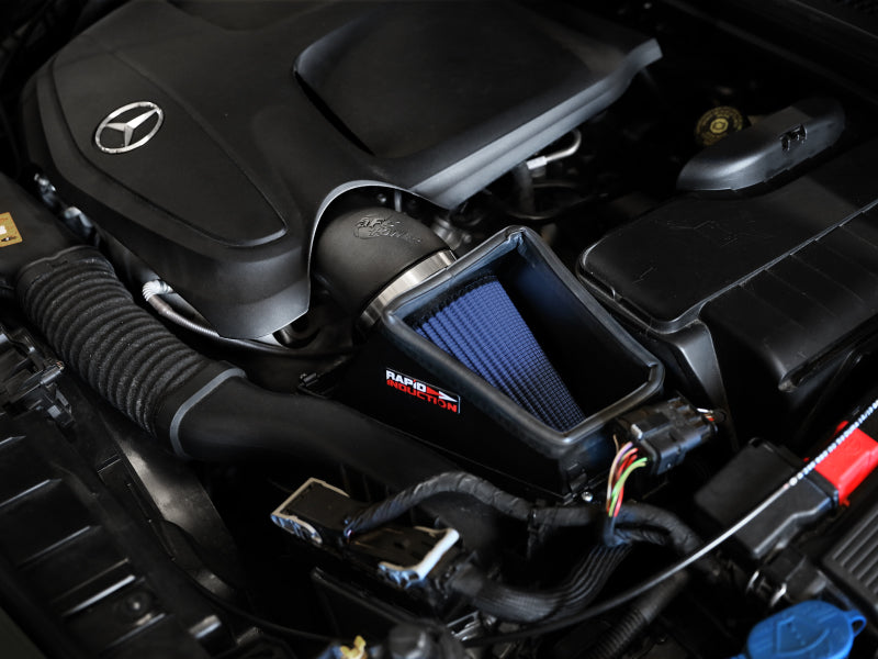 aFe Rapid Induction Pro 5R Cold Air Intake System 14-19 Mercedes-Benz CLA250 L4-2.0L (t) Secondary image