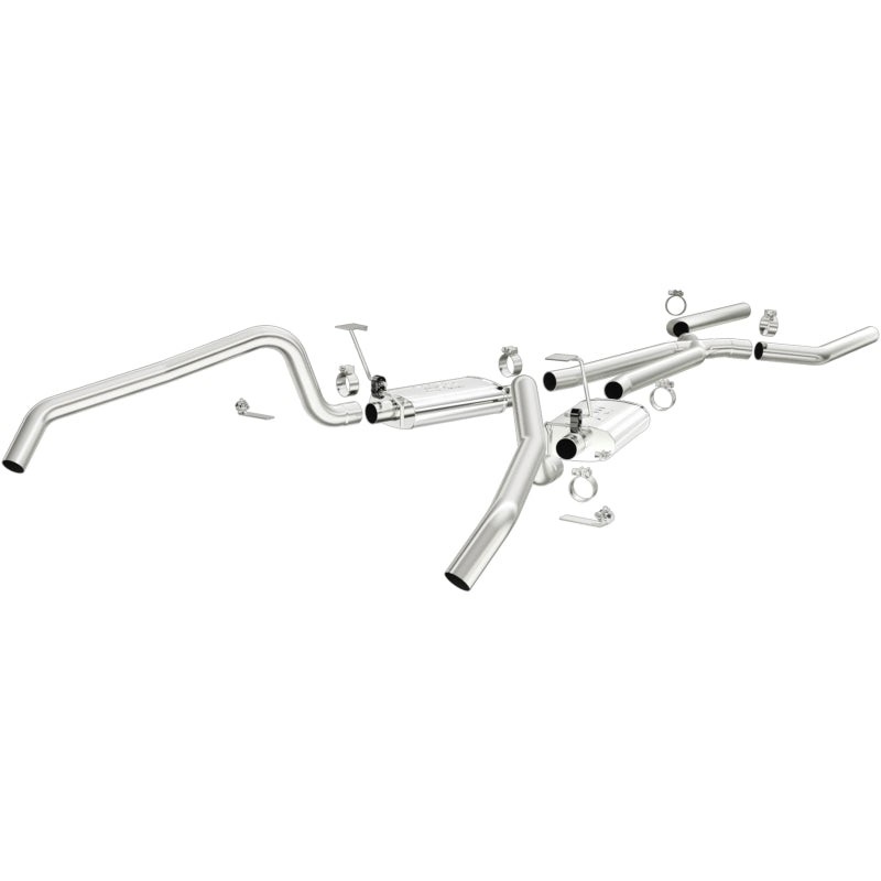 MagnaFlow Sys C/B 67-72 F-Body 2.50inch w/Tru-X exhaust system