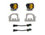 Baja Designs 21+ Ford Bronco Sport S1 WC LED Fog Pocket Light Kit - Amber with hardware