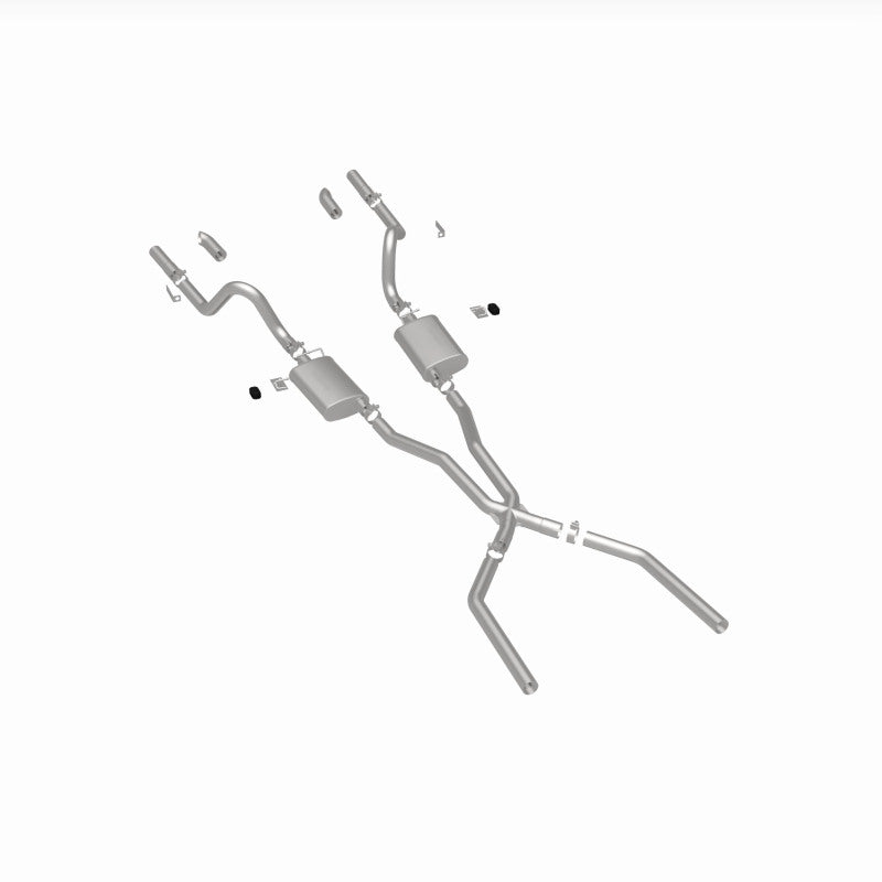 MagnaFlow SYS C/B 67-70 Mustang 2.50inch w/Tru-X exhaust system components
