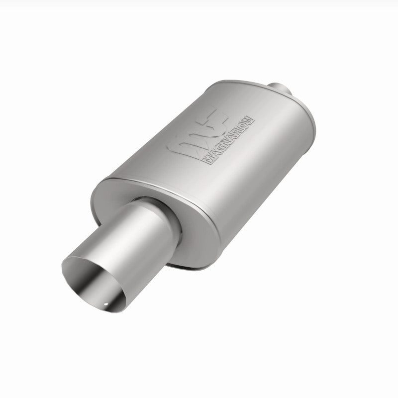 MagnaFlow Muffler W/Tip Mag SS 14X5X8 2.25/4. for trucks