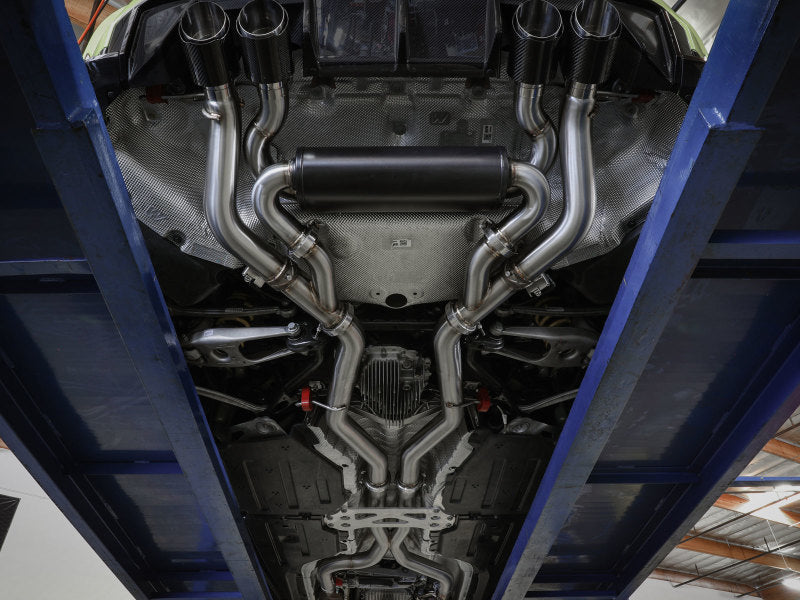 aFe MACHForce XP Exhausts Cat-Back SS 19-21 BMW M2 Competition L6-3.0L w/Carbon Tips Secondary image