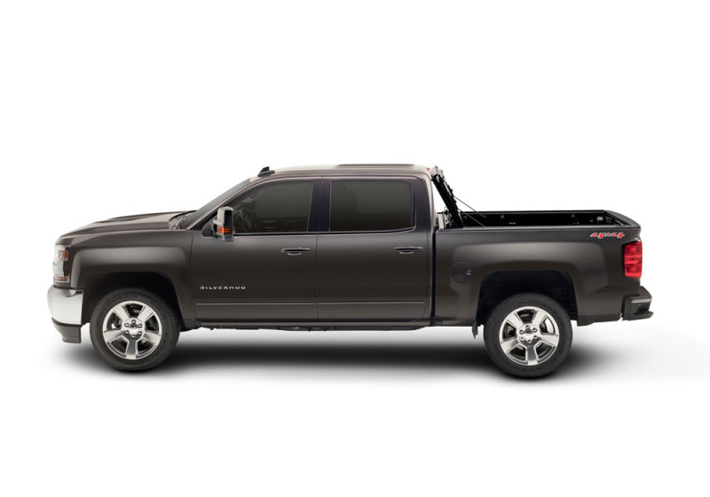 BAK 14-18 Chevy Silverado 1500 / 15-20 2500/3500 8ft Bed BAKFlip G2 on a truck with accessories