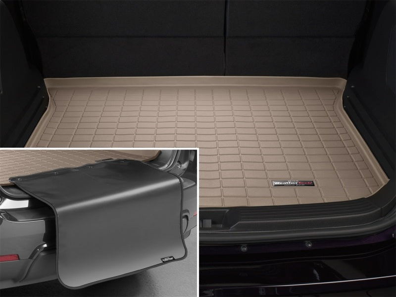 WeatherTech 07-12 Ford Edge Cargo Liner w/ Bumper Protector - Tan Secondary image