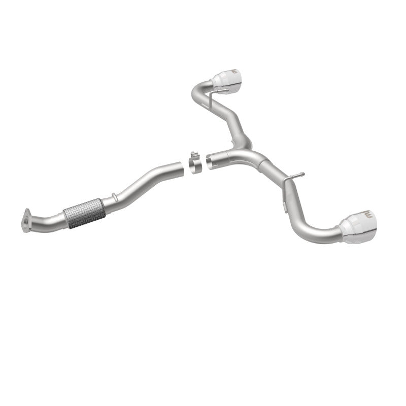 MagnaFlow Cat-Back 2015 Alfa Romeo 4C 1.7L SS 2.5in Dual Split Rear 4.in Tips exhaust system for performance upgrades