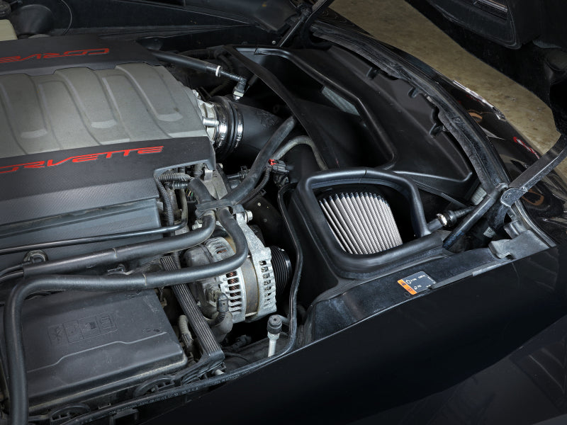 aFe POWER Magnum FORCE Stage-2 Pro DRY S Cold Air Intake Sys 14-19 Chevrolet Corvette (C7) V8-6.2L Secondary image