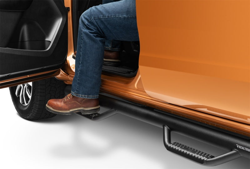 N-Fab Nerf Step 2019 Ford Ranger Crew Cab - Tex. Black - Cab Length - 3in. off road parts and truck accessories