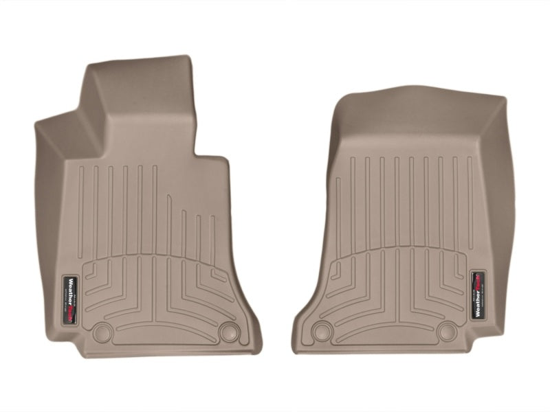 WeatherTech 2015+ Mercedes-Benz C-Class Front FloorLiner - Tan (Fits Sedan Only / Not Manual Trans) Secondary image