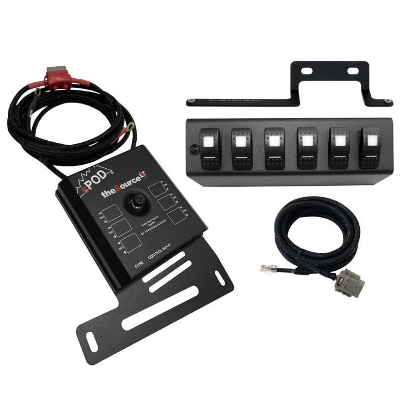 sPOD 09-18 Jeep Wrangler JK SourceLT w/Red LED Switch Panel Secondary image