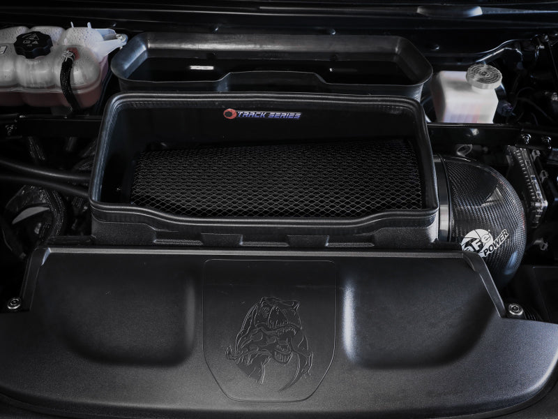 aFe 21-23 RAM 1500 TRX Track Series Carbon Fiber Cold Air Intake System w/ Pro 5R Filter Secondary image