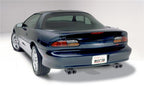 Borla 98-01 CAMARO/TRANS AM 5.7L V8 AT/MT Catback Exhaust Quad Tips rear view with polished tips