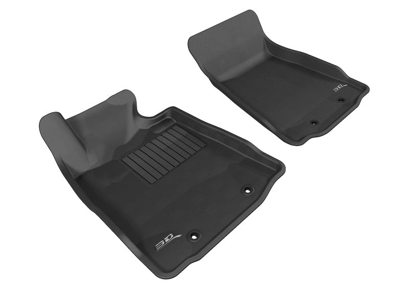 3D MAXpider 2009-2019 Nissan 370Z Kagu 1st Row Floormat - Black Secondary image