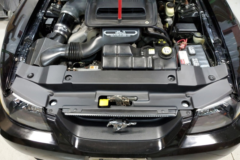 JLT 99-04 Ford Mustang Black Textured Radiator Support Cover Secondary image