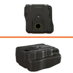 Titan Fuel Tanks 11-19 Ford F-350/F-450 Narrow Frame 40 Gallon After-Axle Utility Fuel Tank view from top and side