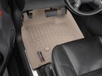WeatherTech 07+ Chevrolet Avalanche Front FloorLiner - Tan in vehicle