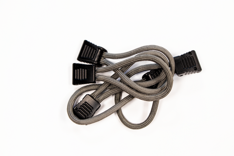 Fishbone Offroad Paracord Zipper Pulls 5 Pcs Graphite Secondary image