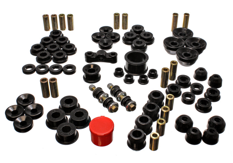 Energy Suspension 90-93 Acura Integra Black Hyper-Flex Master Bushing Set components Main image