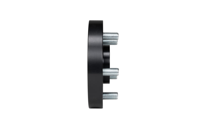 Eibach Pro-Spacer System 25mm Black Spacer - 2015 Ford Mustang Ecoboost / V6 / GT side view for offroad performance upgrades.