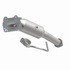 MagnaFlow Conv Direct Fit OEM 12-17 Jeep Wrangler 3.6L Underbody catalytic converter with mounting hardware.