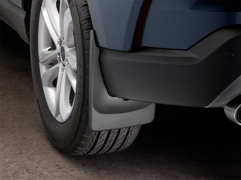 WeatherTech 19+ Ford Edge No Drill Mudflaps - Black Secondary image