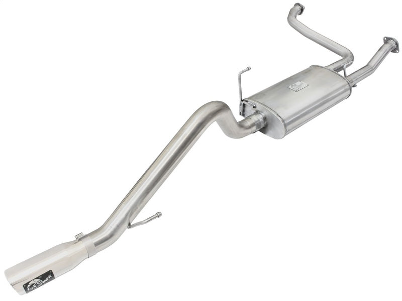 aFe MACHForce XP Exhaust Cat-Back 2.5/3in SS-409 w/ Polished Tip 05-15 Nissan Xterra V6 4.0L Secondary image