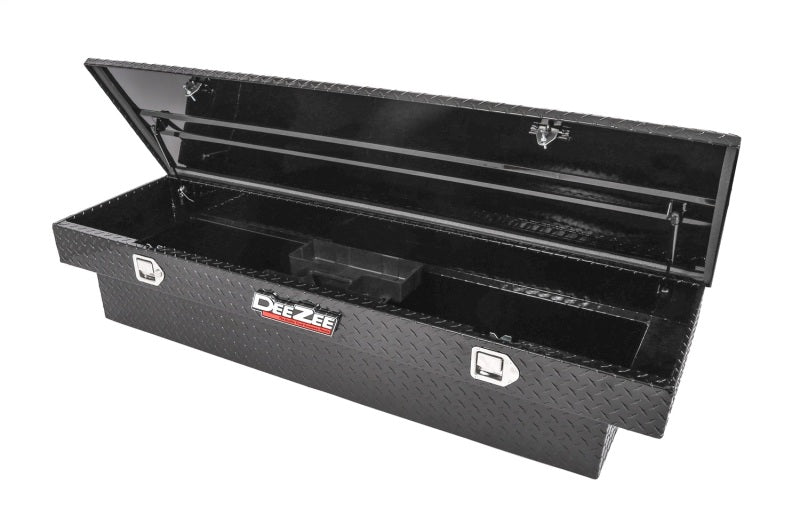 Deezee Universal Tool Box - Red Crossover - Single Lid Black BT Full Size for offroad truck accessories online.
