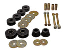 Energy Suspension Chevy Pickup Body Mounts - Black parts