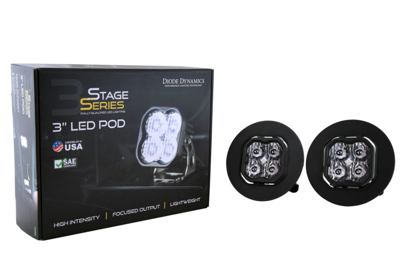 Diode Dynamics SS3 Pro Type GM-5 Kit ABL - White SAE Fog Secondary image