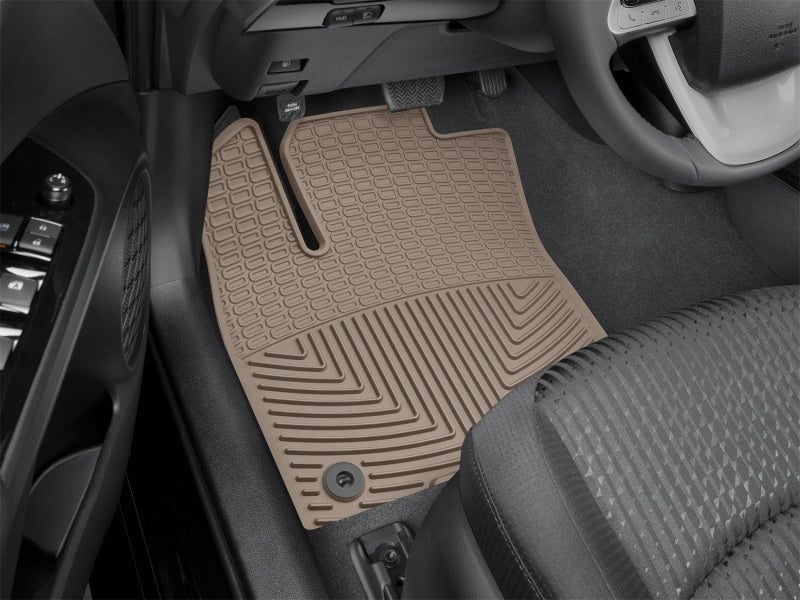 WeatherTech 2016+ Toyota Prius Front Rubber Mats - Tan Secondary image