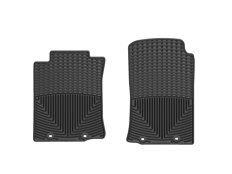 WeatherTech 12-13 Toyota Tacoma Front Rubber Mats - Black Secondary image