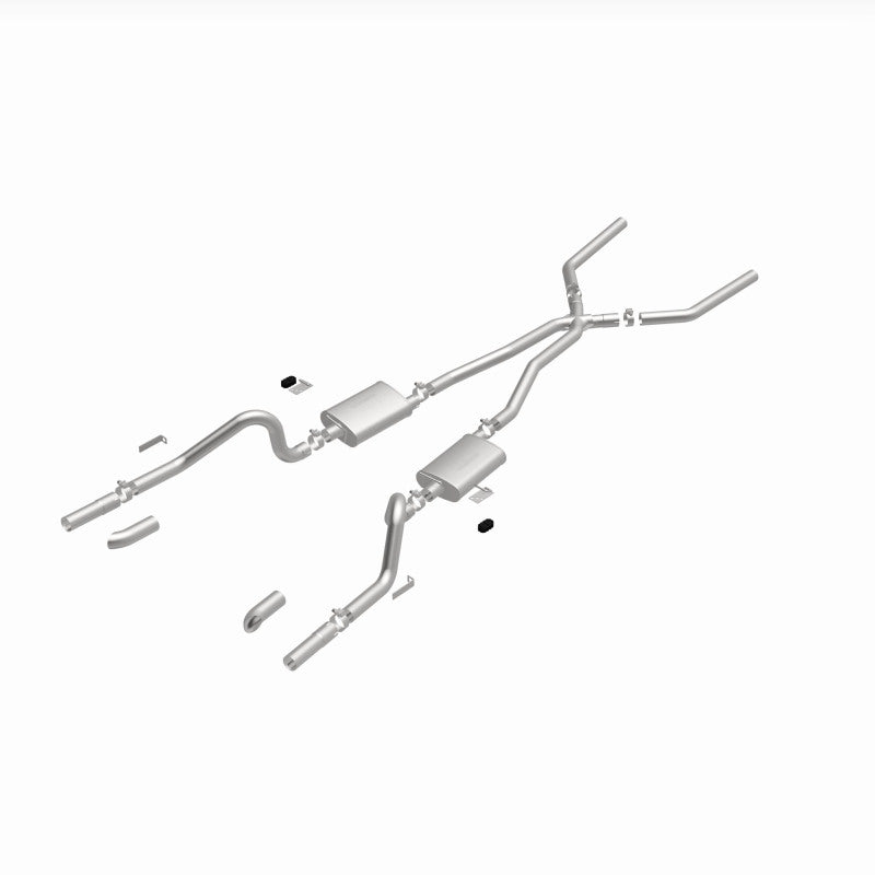 MagnaFlow SYS C/B 67-70 Mustang 2.50inch w/Tru-X exhaust system components