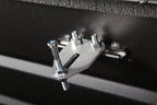 Deezee Universal Tool Box - Red Crossover - Single Lid Black BT Pull Handle (Low/Txt Blk) installation hardware detail.