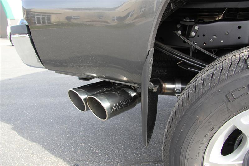 MBRP 2015 Ford F250/350/450 6.7L 4in Filter Back Dual Single Side Exit 5in Tips T409 Exhaust Secondary image