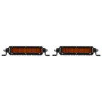 Rigid Industries SR-Series SAE 6in. w/ Amber PRO Lens (Pair) for offroad lighting and electrical accessories.