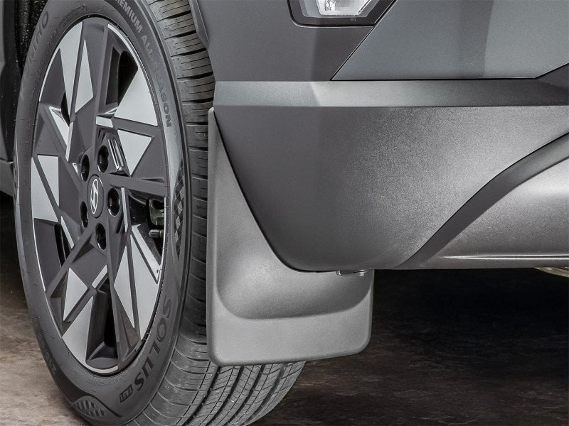 WeatherTech 24-25 Hyundai Kona Rear Mudflaps - Black Secondary image