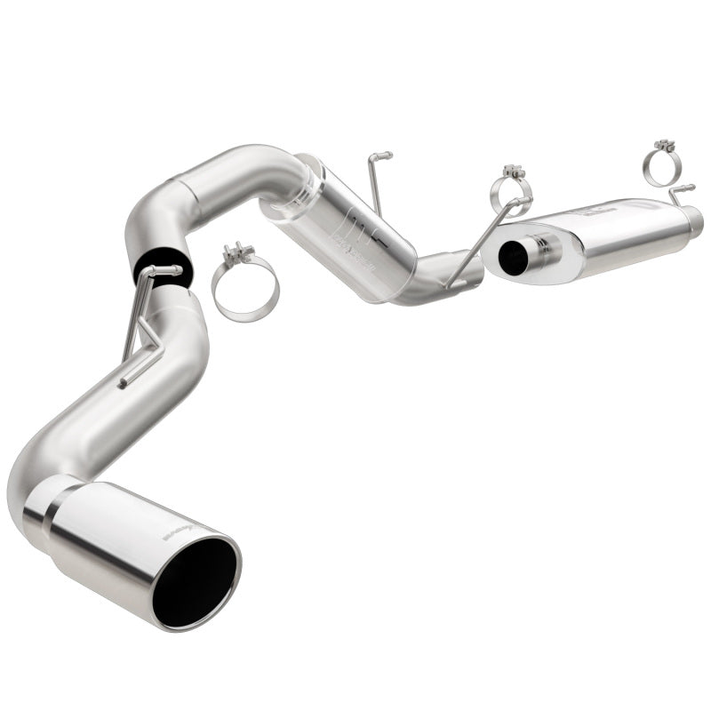 MagnaFlow Cat-Back, SS, 4in, Single Pass Side Rear Exit 5in Tip 14-15 Ram 2500 6.4L V8 CC LB/MC SB exhaust system