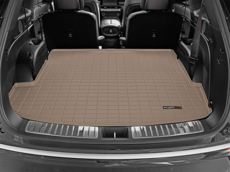 WeatherTech 2026 Hyundai Palisade Trunk Cargo Liners - Tan Secondary image