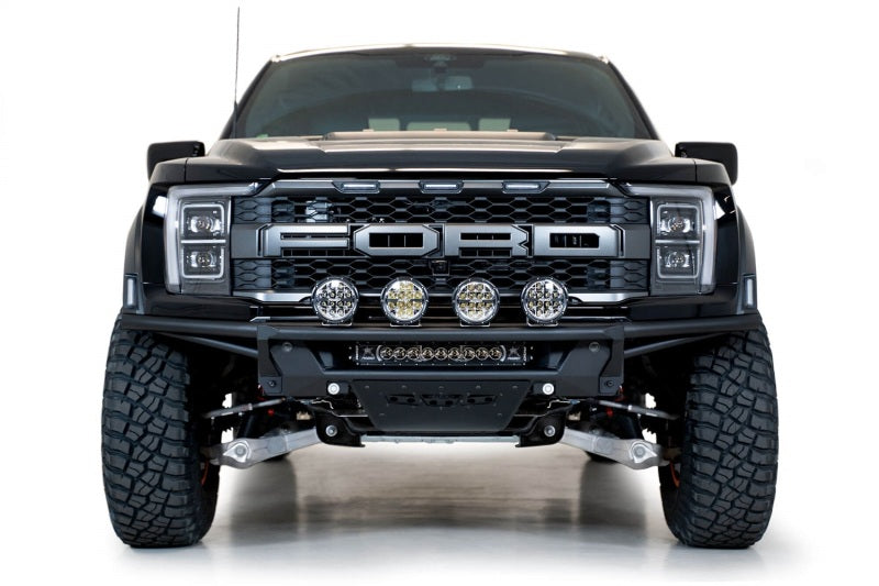 Addictive Desert Designs 21-22 Ford Raptor PRO Bolt-On Add-On Light Hoop (Req F218102070103) with LED lights