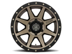 ICON Rebound 18x9 6x5.5 0mm Offset 5in BS 106.1mm Bore Bronze Wheel for offroad truck accessories online.