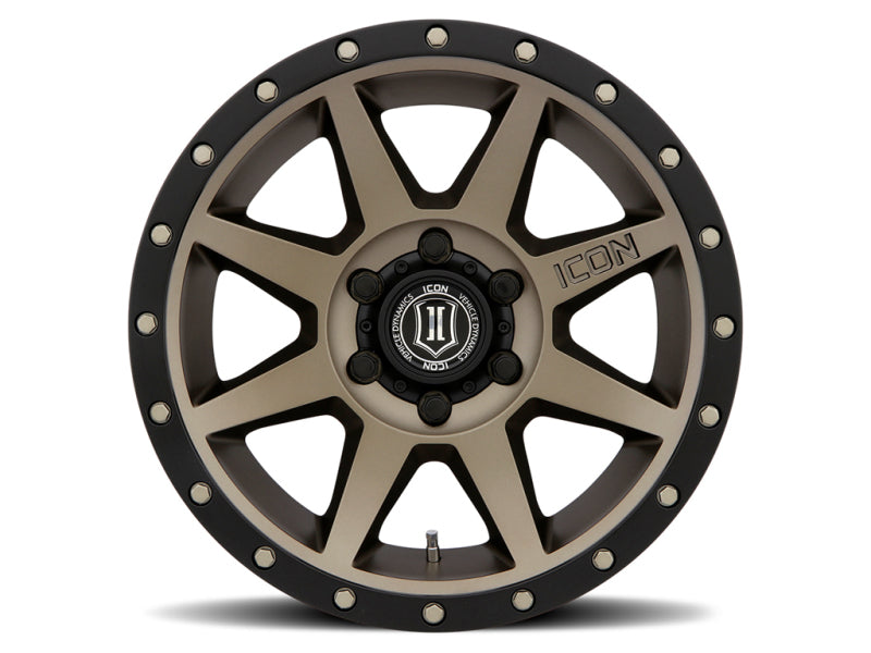 ICON Rebound 18x9 6x135 6mm Offset 5.25in BS 87.1mm Bore Bronze Wheel Secondary image